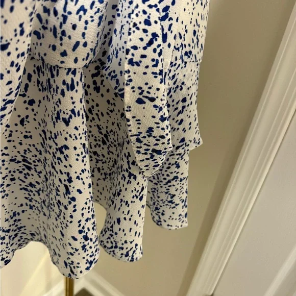 Buddy Love Blue and White Ruffle Dress - Picture 5 of 8